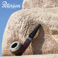 Peterson Silver Cap 150 Sandblast Fishtail Pipe (PE581) - End of Line